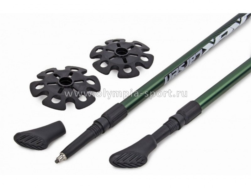 Палки для скандинавской ходьбы Larsen Tracker 90-135см зеленый