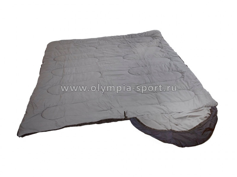 Спальный мешок CAMPER PLUS L-zip от -12 C (одеяло с подголовником 195+35х85см)