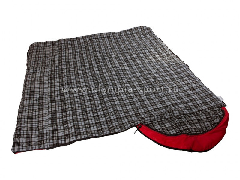 Спальный мешок MAXFORT PLUS L-zip от -15 C (одеяло с подголовником 195+35х85см)