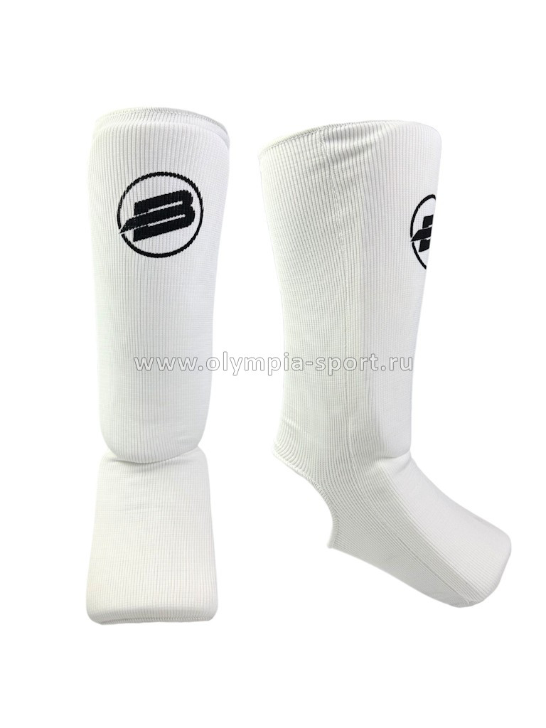 Защита голеностопа BoyBo белая х/б