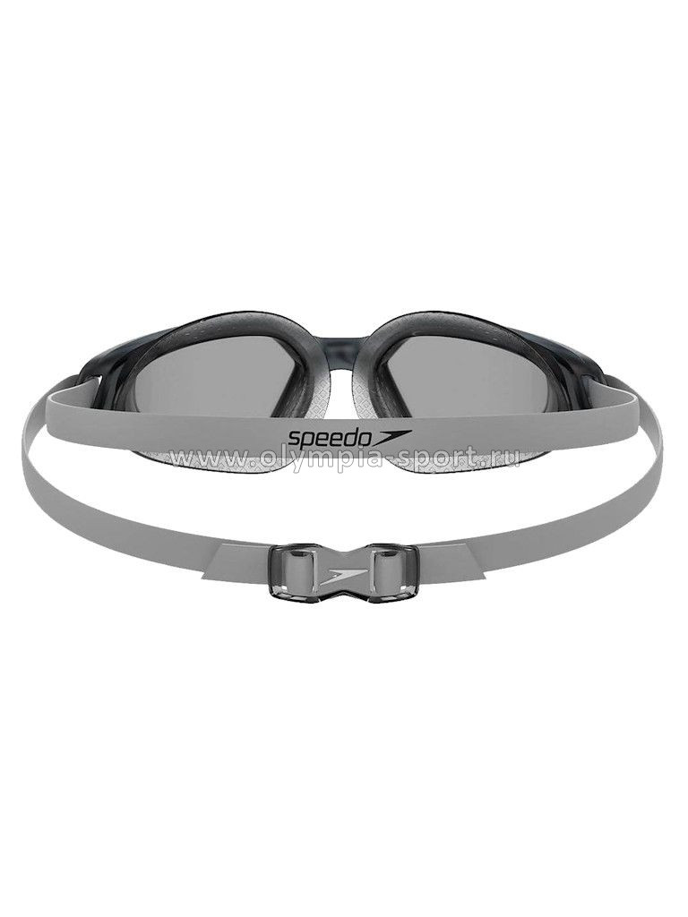 Очки для плавания SPEEDO Hydropulse, дымчатые линзы, черная оправа