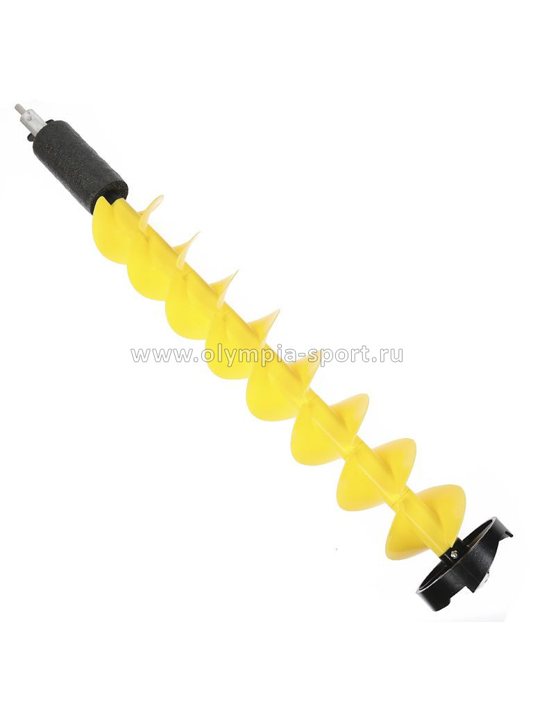 Шнек пластиковый для ледобура, Ф130 мм глубина 105 см