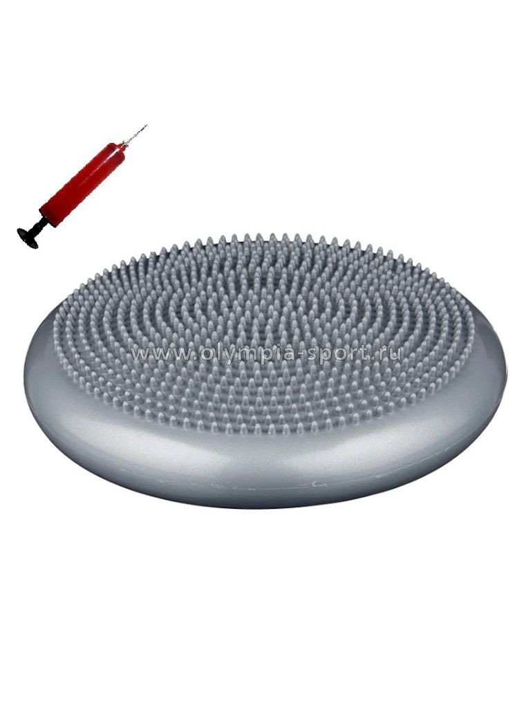 Полусфера массажная надувная d-33см, ПВХ, (серая) с насосом