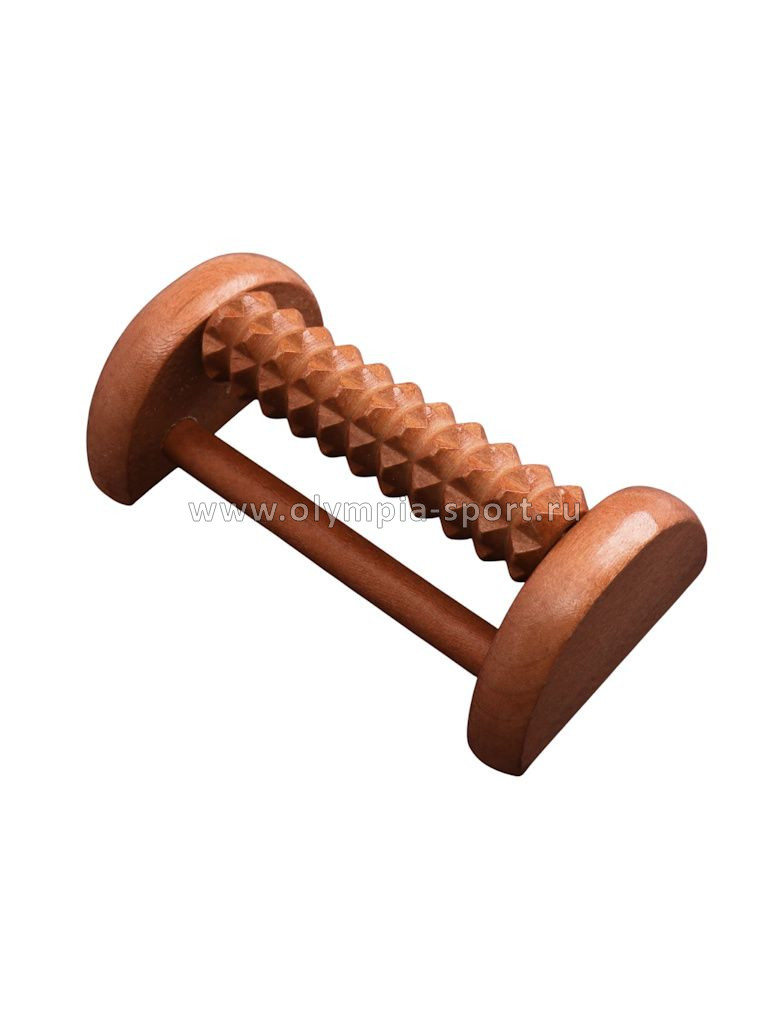 Массажёр деревянный Ножное счастье (1 ряд с шипами, 14,5*8*5см) OT