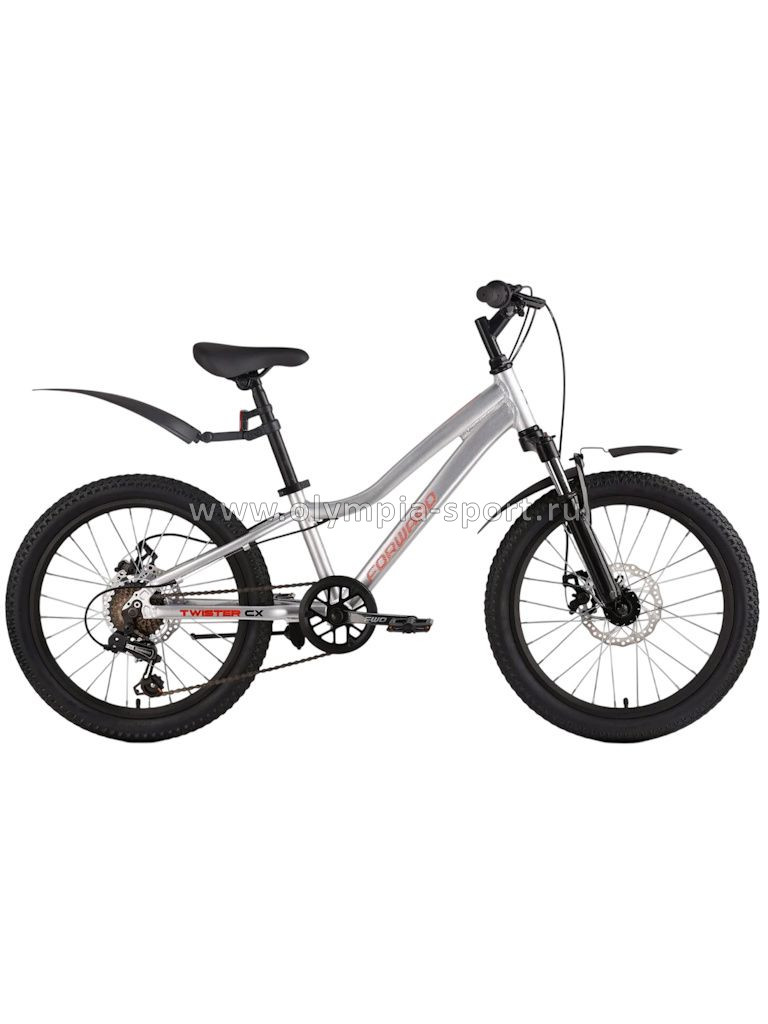 Велосипед Forward TWISTER CX (20" 7ск рост 10") серебр.