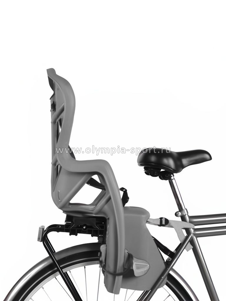 Велокресло детское Tuv Bellelli Mr Fox (Италия) 7лет/22кг серебр. на багажник