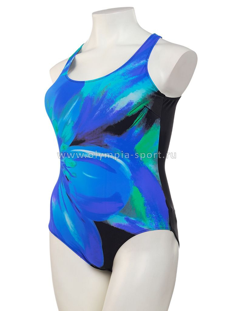Купальник Polovi 25107 цв.черный-яр.синий